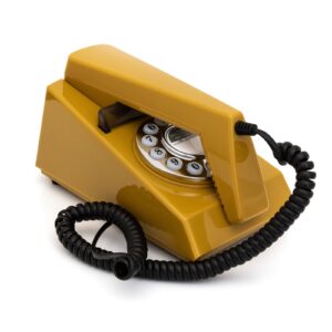 Trim Phone Push Button - Mustard