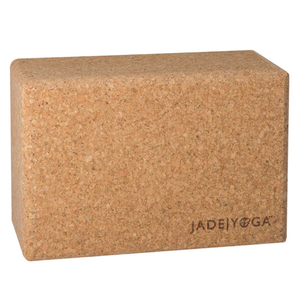 Jade Yoga Cork Yoga Block - Large