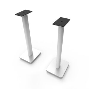 Kanto SP26PLW 26" Tall Bookshelf Speaker Floor Stands - Pair  White