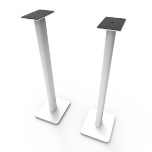 Kanto SP32PLW 32" Tall Bookshelf Speaker Floor Stands - Pair  White