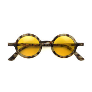 London Mole Moley Sunglasses Gloss Grey Tortoise Shell / Yellow