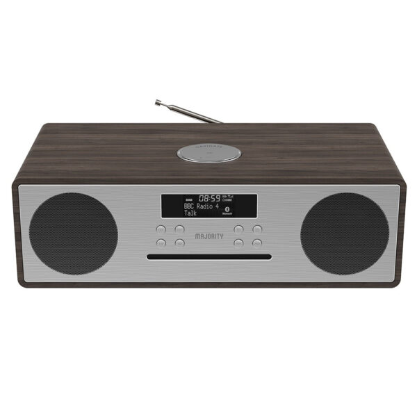 Oakington Bluetooth  DAB Radio & CD Player-Walnut