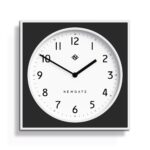 Newgate Burger & Chips Wall Clock Black