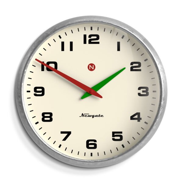 Newgate Superstore Wall Clock  Dial Galvanised