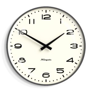 Newgate Radio City Wall Clock - Matte Blizzard Grey