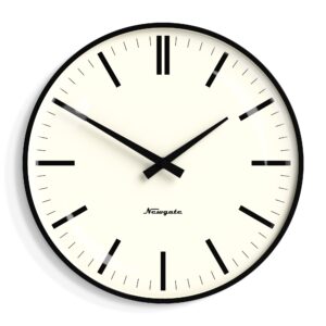 Newgate Radio City Wall Clock - Matte Black