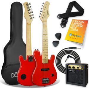 3rd Avenue Junior Electric Guitar Pack - Red