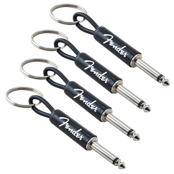 Pluginz Licensed Fender Guitar Plug Keychain - 4 Pack