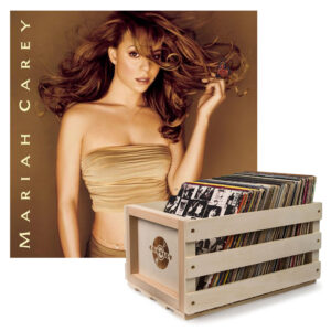 Record Storage Crate Mariah Carey Butterfly Vinyl Album Bundle