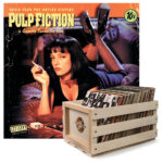 Record Storage Crate &  Various Artists Pulp Fiction - Vinyl Album Bundle