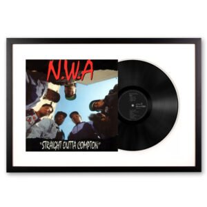 Framed N.W.A. Straight Outta Compton - Vinyl Album Art