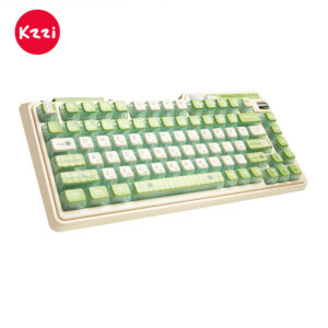 KZZI K75 PRO RGB 75% Wireless Gasket Mechanical Lemon Green Keyboard  Triple Mode  Eternity Tactile Switch