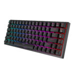 RK84 Wireless Hot Swap Black 65% Mechanical Keyboard  Blue Switch