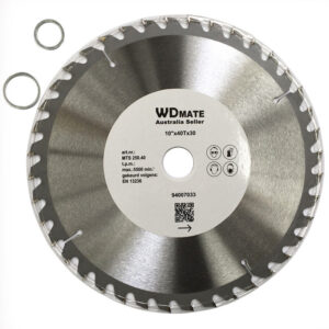 2x 250mm 40T Wood Cutting Circular Saw Blade Disc 10" TCT Wheel Timber ATB