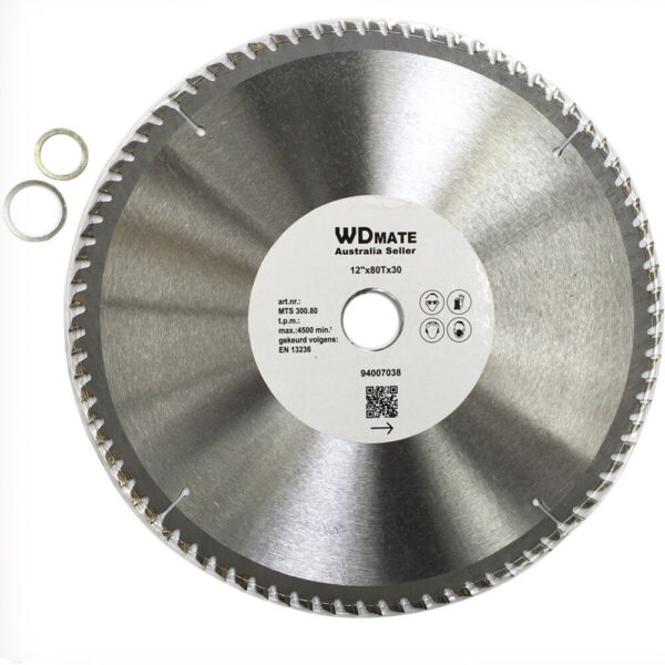 2x Wood Saw Blade Cutting Disc Wheel 12" 300mm 80T TCT Circular ATB  WDMATE