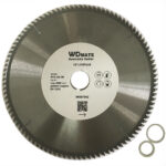 3x 250mm Saw Blade Cutting Disc 100T TCG  30/25.4mm TCT Aluminium Plastic