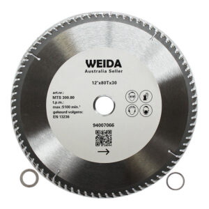 300mm 80T Wood Circular Saw Blade Cutting Disc 12" Bore 30/25.4/22.23 mm K 3.2mm