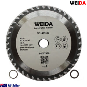 Circular Saw Blade 254mm 40T Wood Cutting 10’’Bore 30/25.4/22.2mm K 2.8mm WDMATE