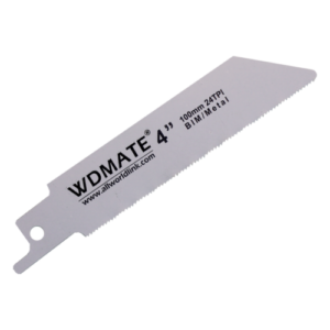 5x Reciprocating Saw Blade Soft Metal 100mm 4” 24TPI Bimetal WDMATE