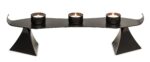 Black Metal Harbour  Tea Light Candle Holder Stand