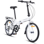 Progear Bikes Nomad Folding Bike 20" in Pearl White