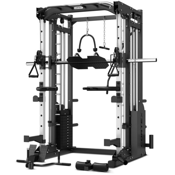 CORTEX SM25 Multi Gym (Dual Stack Functional Trainer  Smith Machine  Half Rack)