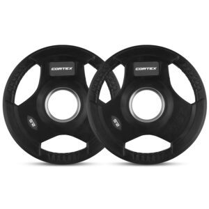 CORTEX 2.5kg Tri-Grip Olympic Plates 50mm (Pair)