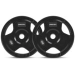 CORTEX 20kg Tri-Grip Olympic Plates 50mm (Pairs)