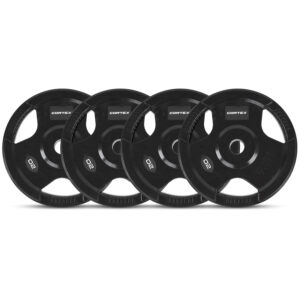 CORTEX 20kg Tri-Grip Olympic Plates 50mm (Set of 4)