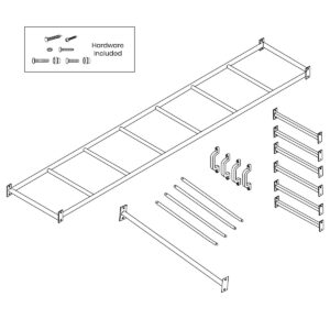 Kids Amazon Monkey Bars Only (2.5m)