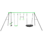 Kids Lynx 4 Station Swing Set