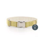 Natural Hemp & Cotton Dog Collar (Grass Green)