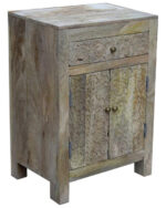 2 drawer sandblasted cabinet in takai design