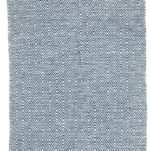 Blue/white kilim rug 90x150 cm