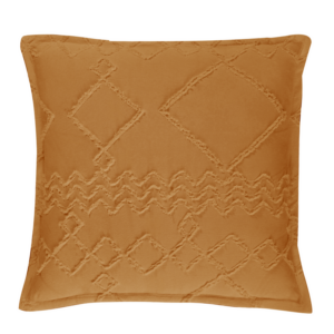 TUFTED MICROFIBRE SUPER SOFT CUSHION COVER-CARAMEL