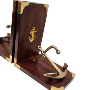 Brass Bookend - Anchor