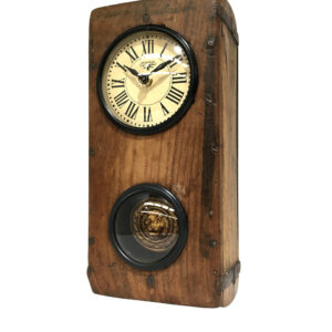 Wall Clock - Brick Mould With Pendulum