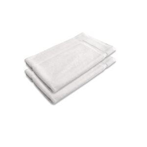 800GSM Set of 2 Cotton Bath Mat White