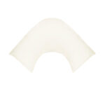 280TC Polyester Cotton V Shape Pillowcase Ivory