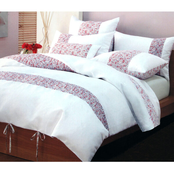 Lucy Pink Quilt Cover Set Queen