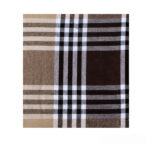 Check Table Cloth Tartan Brown 180 x 180 cm