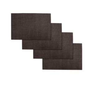 Choice Set of 4 PVC Table Placemats Harold Chocolate