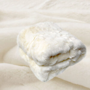 Polar  Luxury Faux Fur Throw Rug 127 x 152 cm