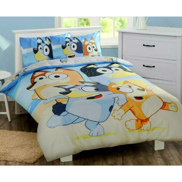 Caprice Bluey Fun Reversible Licensed Quilt Cover Set Double