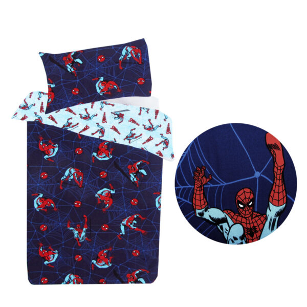 Caprice  Spiderman Reversible Licensed Quilt Cover Set Single