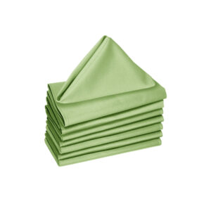 Hoydu Set of 8 Cotton Napkins Apple Green