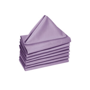 Hoydu Set of 8 Cotton Napkins Lavender Mist