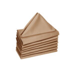 Hoydu Set of 8 Cotton Napkins Sand