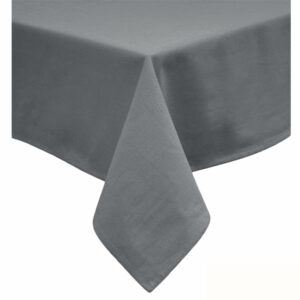 Hoydu Cotton Blend Table Cloth 180cm Round - SLATE GREY