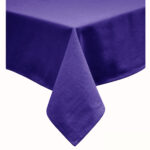 Hoydu Cotton Blend Table Cloth 150cm x 225cm  - ULTRA VIOLET